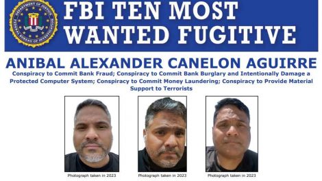Aníbal Canelón en lista del FBI