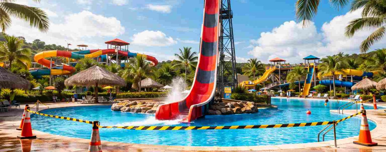 Mujer muere en tobogán extremo tras accidente en parque turístico