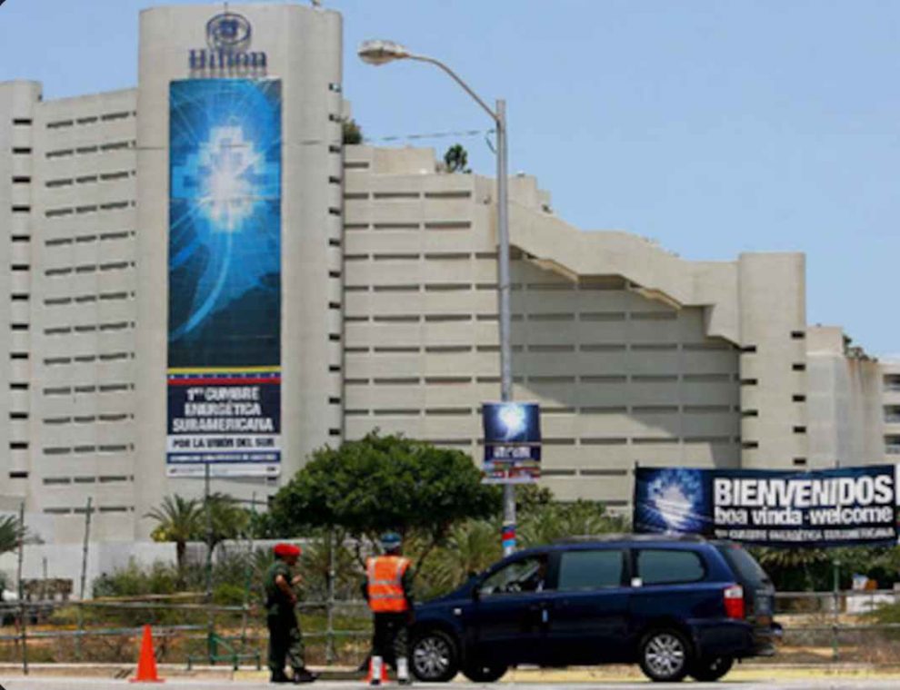 Hilton evalúa regresar a Venezuela. Imagen del icónico Margarita Hilton. Hoy operado por Venetur