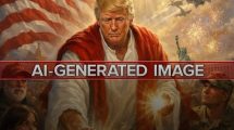 Trump eliminó imagen donde aparecía como Jesucristo