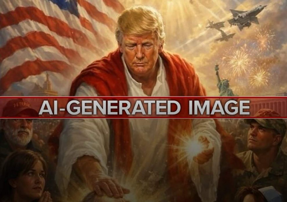 Trump eliminó imagen donde aparecía como Jesucristo