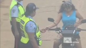 Zafó multa pagando a policías en Bolívar