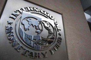 Fachada del FMI. Fondo Monetario Internacional