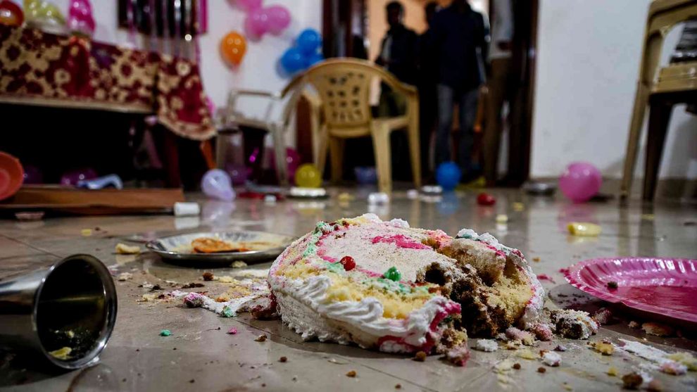 suceso mortal durante cumpleaños