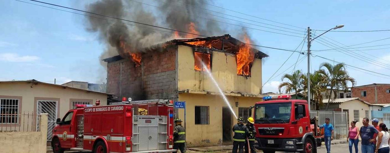 Incendio consumió una vivienda