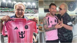 Quico besó a Messi en Miami