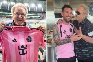 Quico besó a Messi en Miami