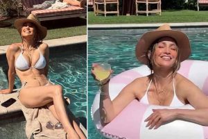 Jennifer Lopez sorprendió en bikini