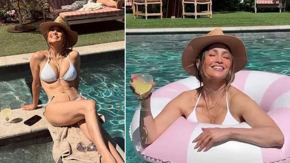 Jennifer Lopez sorprendió en bikini