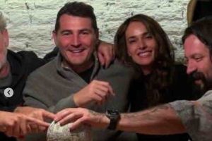 Iker Casillas e Irene Esser cenando