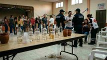 tequila adulterado en una fiesta