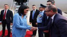Delcy Rodríguez inicia visita oficial a India