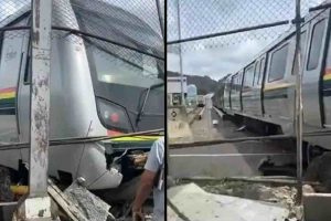 Reportan descarrilamiento en Metro de Caracas