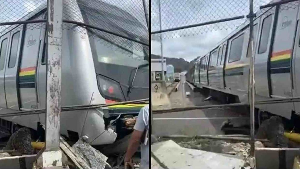 Reportan descarrilamiento en Metro de Caracas