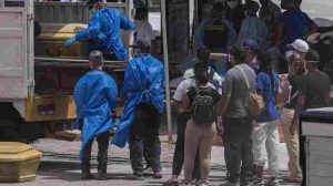 terremoto venezuela. Personal forense