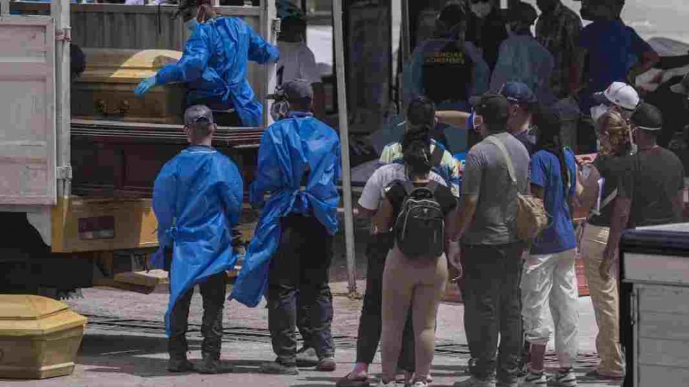 terremoto venezuela. Personal forense