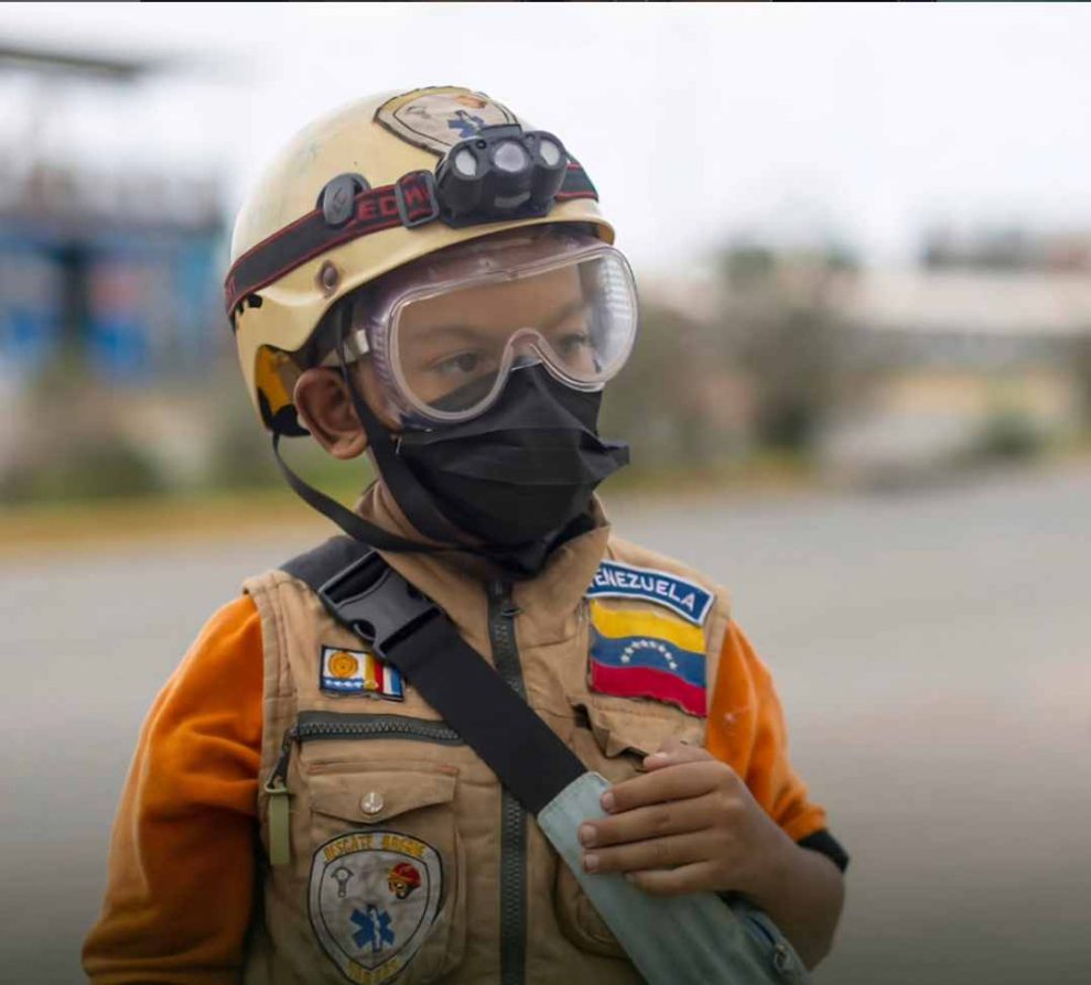 niño rescatista venezolano