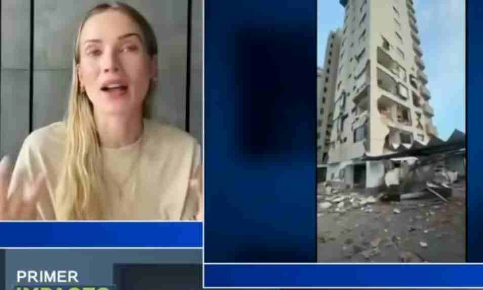 Kimberly Dos Ramos recordó el terremoto en Venezuela