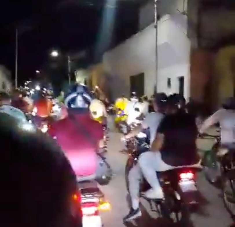 Protesta por cortes eléctricos en San Mateo