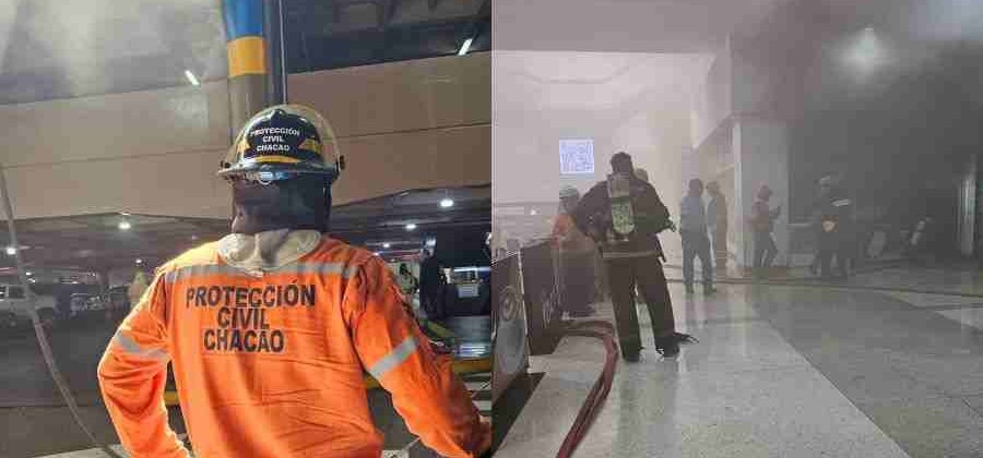 Incendio en el CCCT de Caracas moviliza a equipos de emergencia este 30 de julio