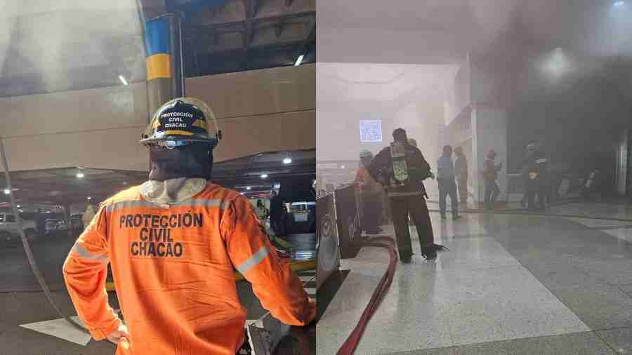 Incendio en el CCCT de Caracas moviliza a equipos de emergencia este 30 de julio