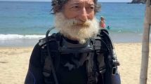 topo mexicano buceando en Venezuela
