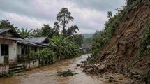Lluvias dejan 76 viviendas afectadas