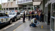 Cartucho lacrimógeno en Plaza Las Américas