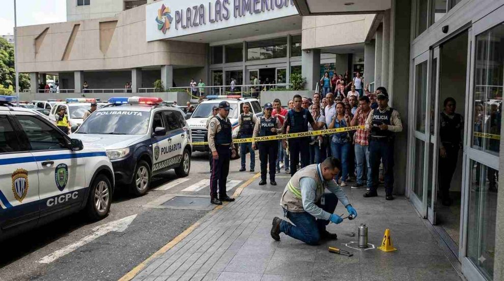 Cartucho lacrimógeno en Plaza Las Américas