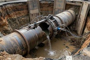 Tubería matriz se rompió