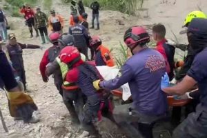 Hallan cuerpo de uno de los desaparecidos por crecida del río Aragua