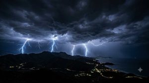 Fuertes lluvias en Aragua y Altos Mirandinos dejan apagones y anegaciones