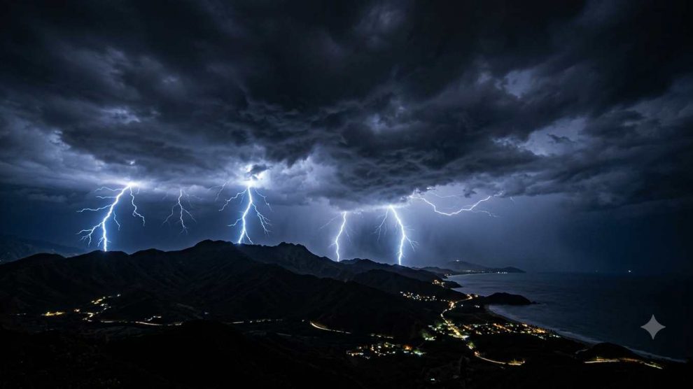 Fuertes lluvias en Aragua y Altos Mirandinos dejan apagones y anegaciones