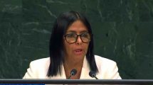 Delcy Rodríguez anuncia ante la ONU que habrá elecciones en Venezuela