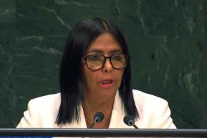Delcy Rodríguez anuncia ante la ONU que habrá elecciones en Venezuela