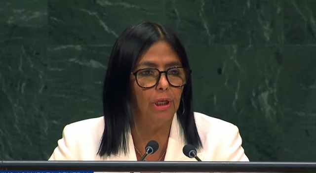 Delcy Rodríguez anuncia ante la ONU que habrá elecciones en Venezuela