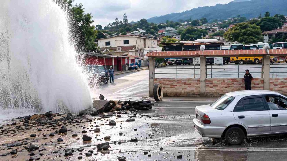 explosión de tubería