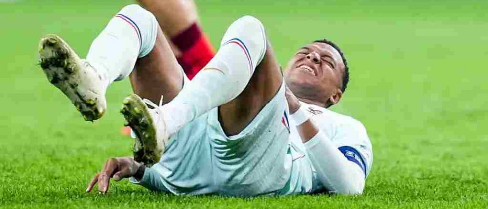 Mbappé estará dos semanas de baja por lesion