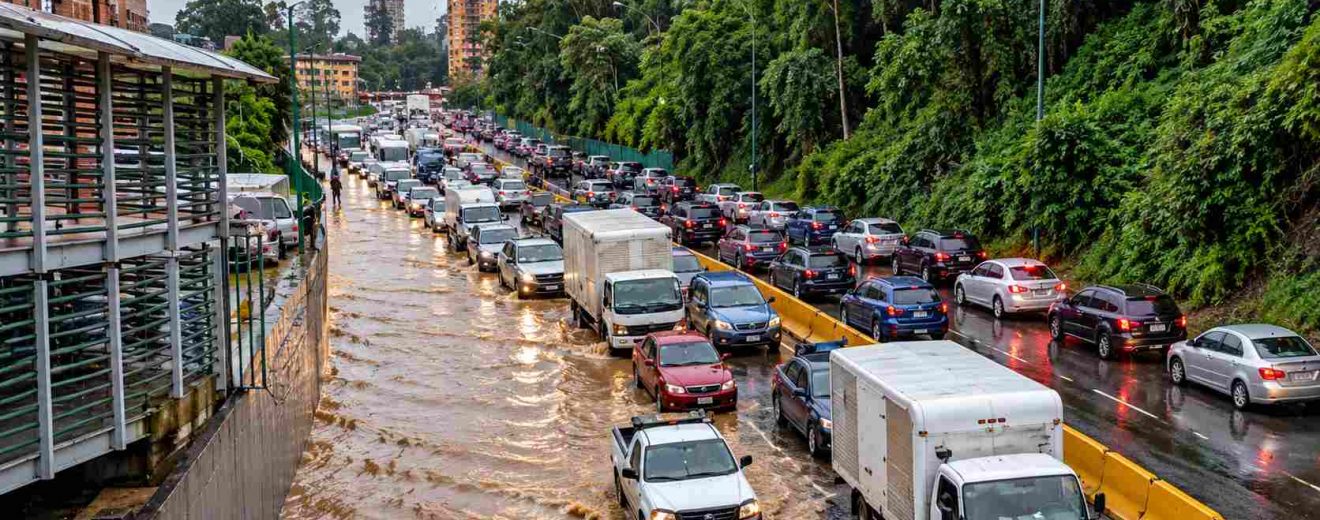 lluvia carretera panamericana