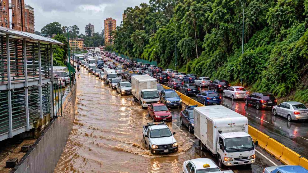 lluvia carretera panamericana