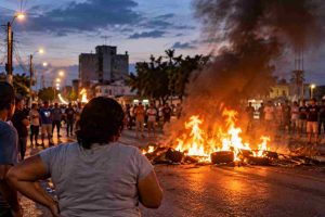 protestas por apagones