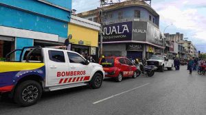 Colapso parcial de local comercial en Maracay