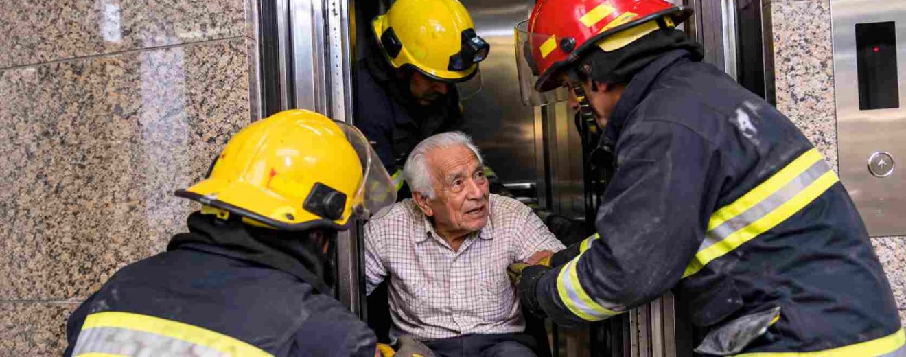 rescate en un ascensor