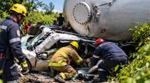 Tragedia en Guárico: Padres e hija mueren aplastados tras volcamiento de camión de gas