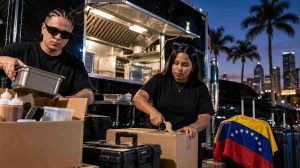 Pareja venezolana cerrará su food truck en Florida y regresará al país