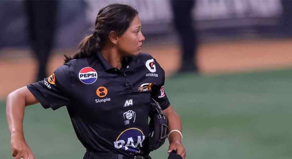 Wanda Rodríguez primera umpire principal LVBP